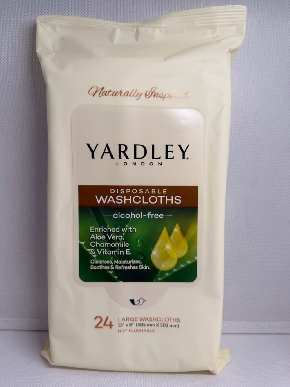 Yardley London Disposable Washcloths - (Pack of 24)
